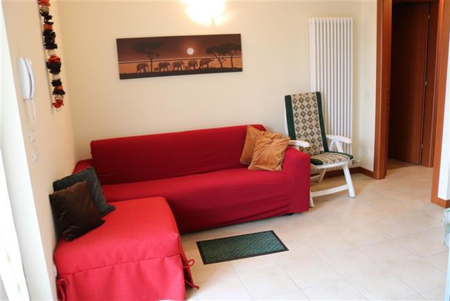 Living room with kitchen