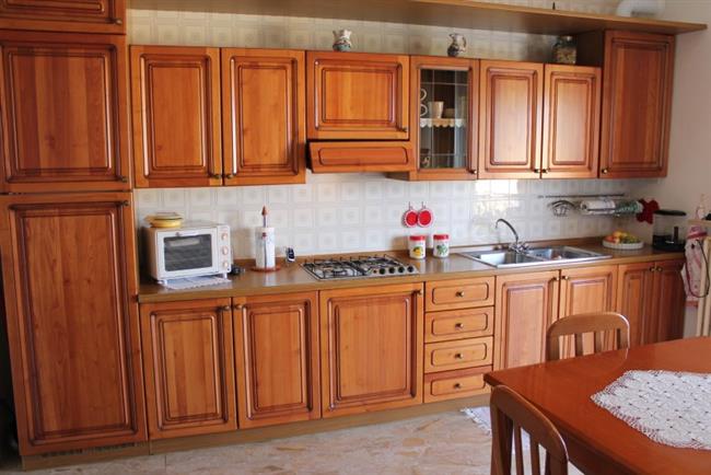 Living room with kitchen