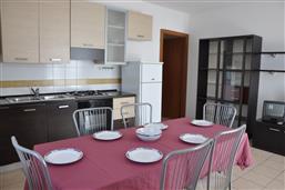 Living room with kitchen