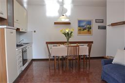 Living room with kitchen