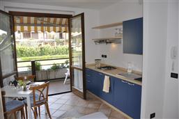 Living room with kitchen