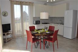 Living room with kitchen