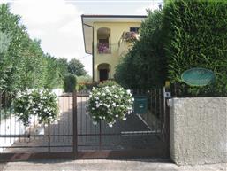 entrance to the residence
